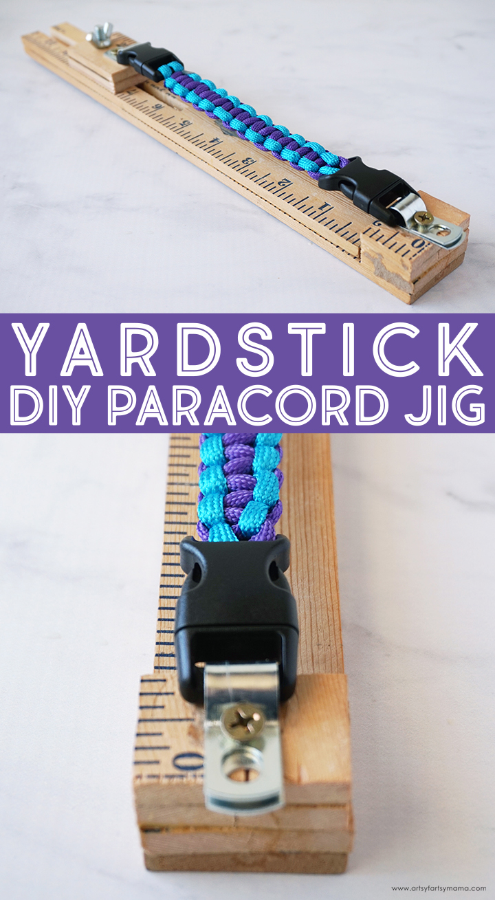 DIY Yardstick Paracord Jig | artsy-fartsy mama