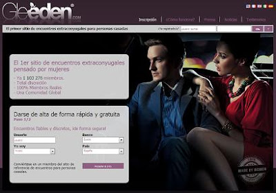 Contactos y encuentros extraconyugales en Gleeden