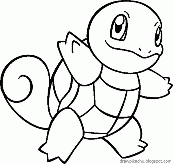 Pokemon Squirtle Coloring 8