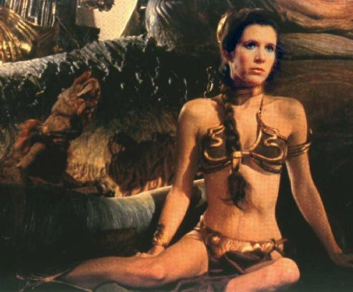 Princess Leia Then And Now Posted by CaptiousNut at 305 PM