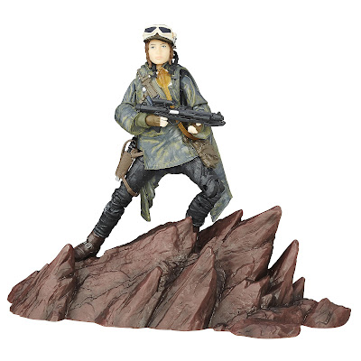 Star Wars Rogue One The Black Series Jyn Erson 6 Inch Action Figure with Mountain Base