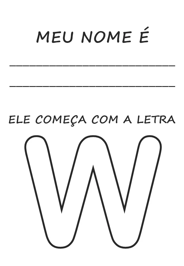 Atividade com a Primeira Letra do Nome