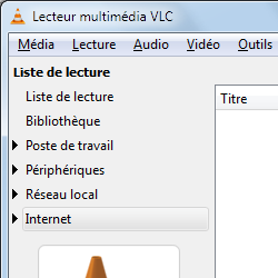 capture d'écran de VLC