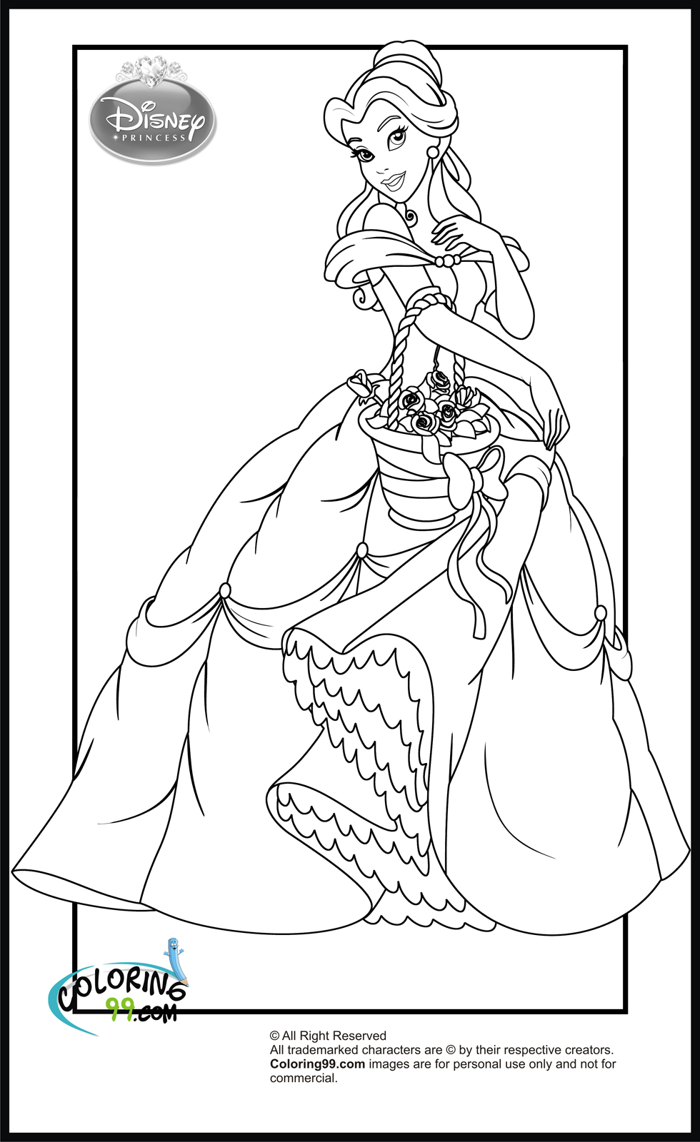 8100 Coloring Pages Disney Princess  Latest Free