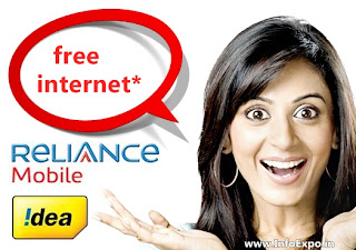 Free Internet Data Usage for Idea and Reliance subscribers