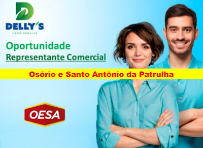 Distribuidora Delly's seleciona Representante Comercial em Osório e Santo Antônio da Patrulha