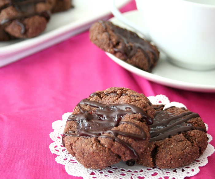 Chocolate Raspberry Thumbprint Recipe  All Day I Dream 