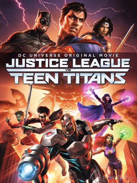 Phim Liên Minh Công Lý đụng độ nhóm Teen Titans