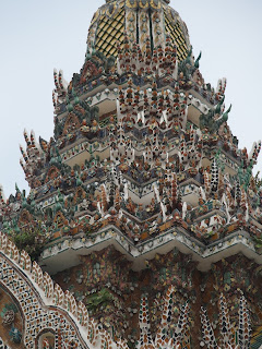 Thaïlande, Bangkok, Wat Arun, de grands chemins