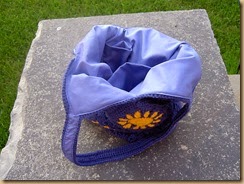 crochet bag detail