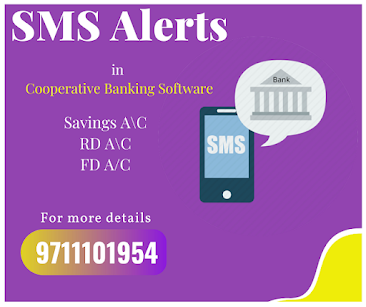 sms alerts in cooperative bank software