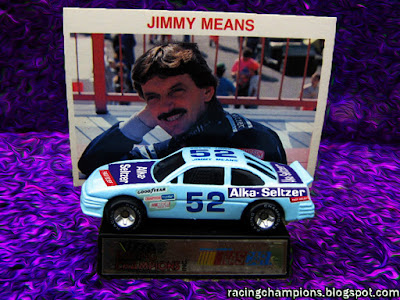 Jimmy Smut Means #52 Alka Seltzer Racing Champions 1/64 NASCAR diecast blog custom age