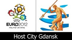 euro 2012 host city logo gdansk