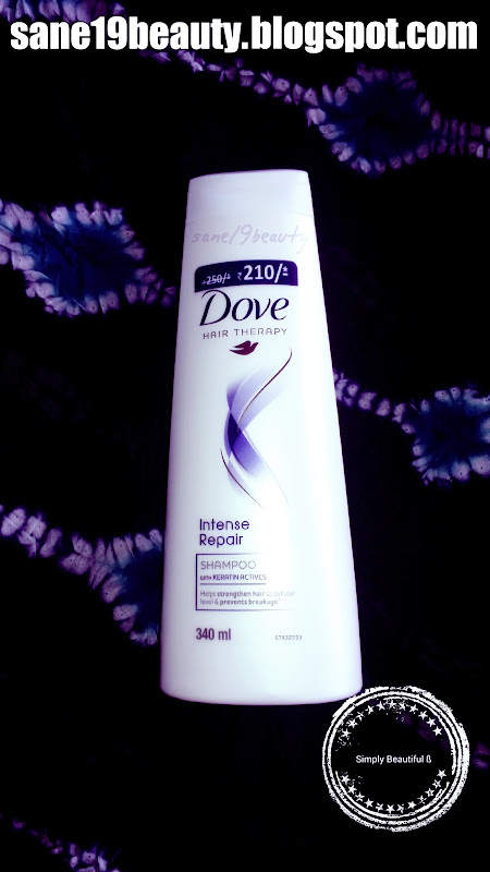 Review of Dove Hair Therapy Intense Repair shampoo. Pic 2