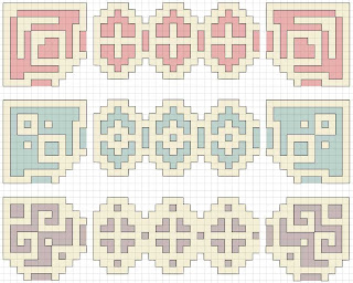 cross stitch corner border patterns