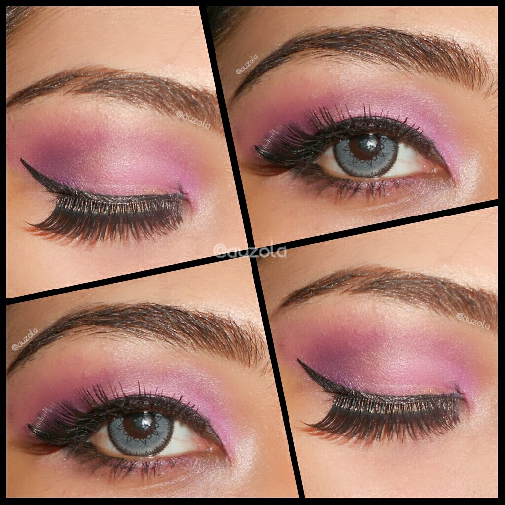 Tutorial Eye Makeup Purple Sweetheart Kawaii Beauty Japan