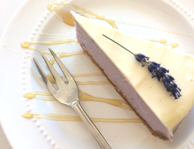 Honey Lavender Cheesecake #dessert #recipes