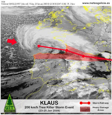 Storm Klaus damages the largest Eucalyptus Forest in Europe at Galicia, Spain / La tormenta Klaus arrasa el bosque de eucalipto más grande de Europa en Galicia, España / GIT Forestry Consulting, Consultoría y Servicios de Ingeniería Agroforestal, Galicia, España, Spain / Eucalyptologics, information resources on Eucalyptus cultivation around the world / Eucalyptologics, recursos de informacion sobre el cultivo del eucalipto en el mundo