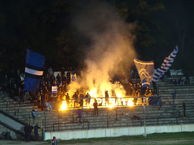 Pyro bei Ultras Lewski im zweiten Durchgang