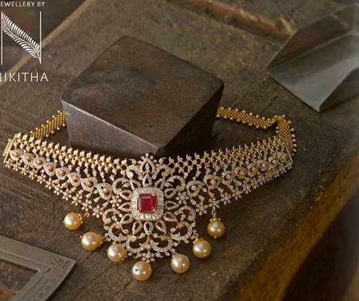 Ramparivar and Diamond Chokers by Nikitha