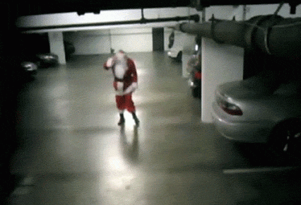 when Santa Claus drank