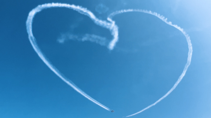 Thunderbirds display at Joint Force Andrews 22