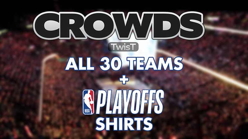 NBA 2K18 Crowd All 30 Teams + Playoffs Shirts v2.0 By TwisT