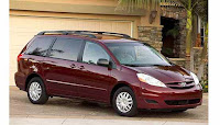 Toyota Sienna Minivan for Family Outing