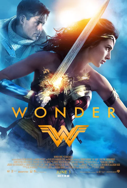 Wonder Woman - Steve Trevor and Diane Prince Poster