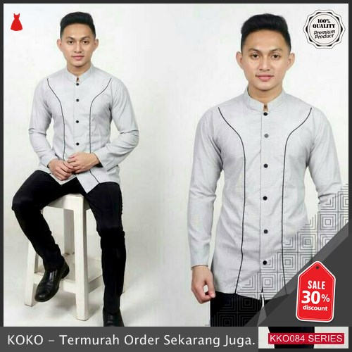 KKO84 BTK761 Muslim Baju Koko Zul Rabani Termurah BMGShop