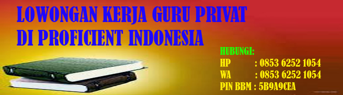 Lowongan Kerja Guru Privat Les Bahasa Inggris/English 