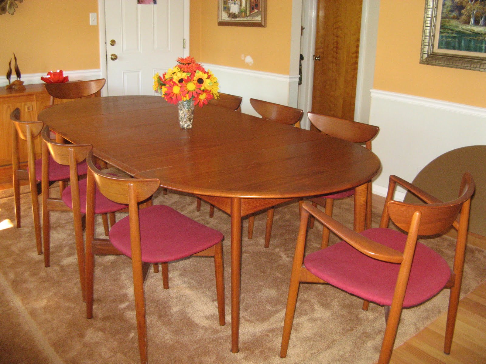 MidCenturyModernManiagmailcom Svend Madsen Teak Dining Room