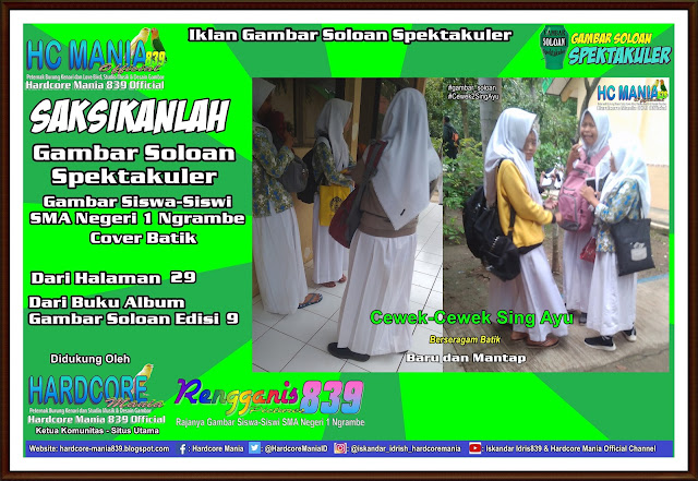 Iklan Gambar Soloan Spektakuler - Gambar Siswa-Siswi SMA Negeri 1 Ngrambe Cover Batik 29-9