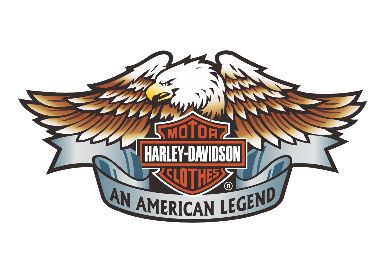 Harley Davidson Motor Clothes Logo Vector Format Cdr, Ai, Eps, Svg