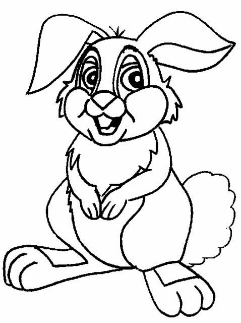 Download Kids Page: Bunny Coloring Pages | Printable Bunny Coloring ...