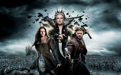 Kristen Stewart Charlize Theron  Snow White and The Huntsman Poster HD Wallpaper