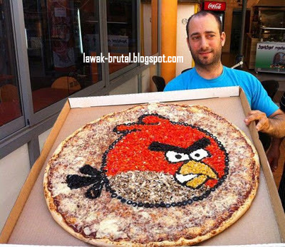 Pizza Angry Bird  Himpunan Koleksi Lawak Best