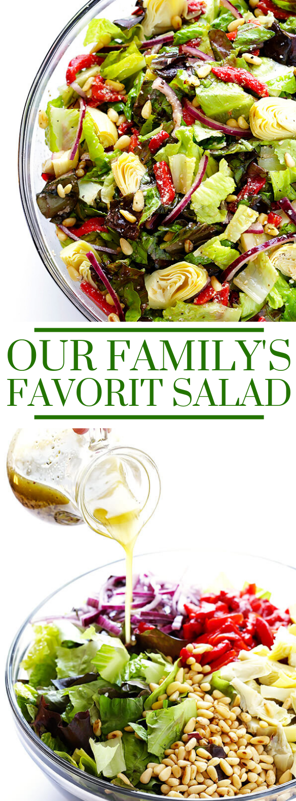 OUR FAMILY’S FAVORITE SALAD #easysalad #vegetarian