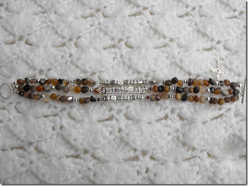 12-11-09 earthy pebble bracelet