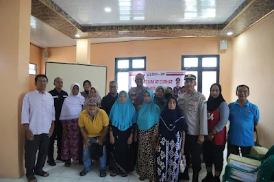 Polres Gresik dengar langsung Keluhan warga Telogopojok Bertajuk Jumat Curhat
