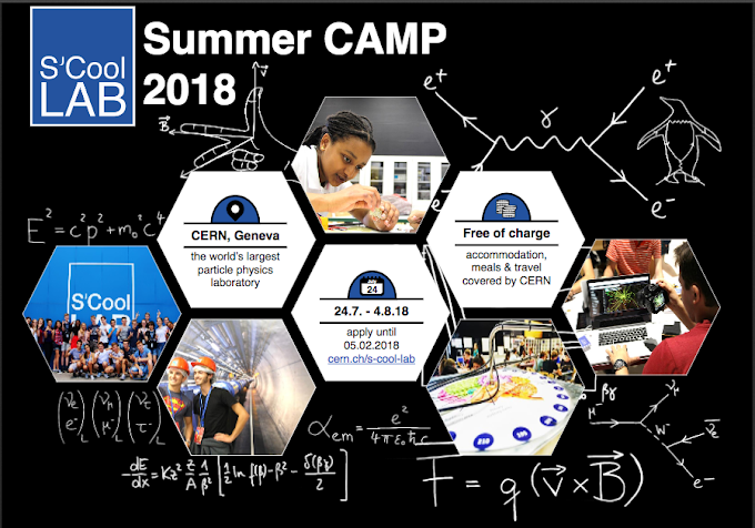 Cern Summer programmes for high-school students and teachers 2018 (funded)