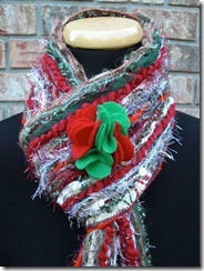 christmas flower pin