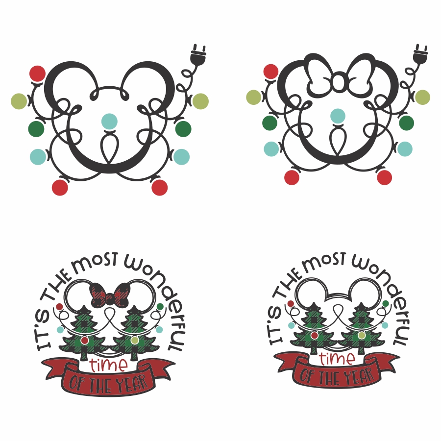 pack de diseños navideños disney parte 1