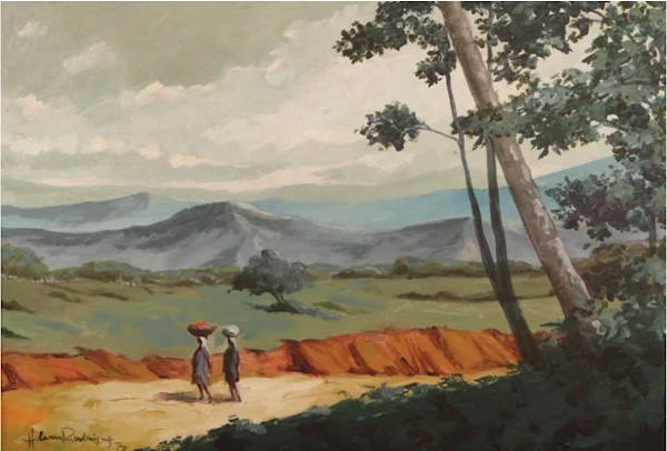 Paisaje con dos mujeres, 1977