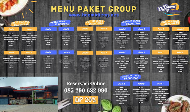 Brosur Harga Menu Boemi Dieng