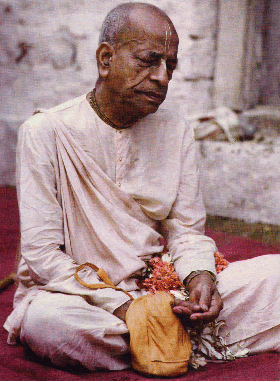 Srila Prabhupada Deeply Chanting Japa