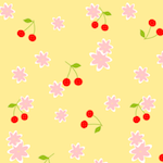 cherry blossoms pattern paper