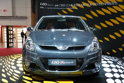 Exploratory model 2011 Hyundai i20 Sport Edition live in Paris