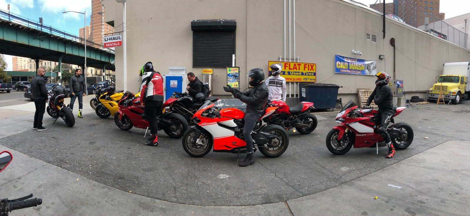 Gotham Ducati Desmo Owners Club ride to Hawk's Nest Port Jervis from New York City