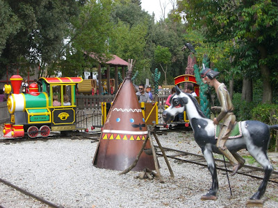 Tibidabo funfair in Barcelona